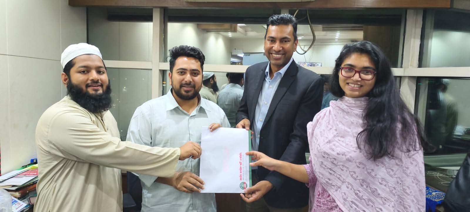 নোয়াখালী-২ আসনে এনসিপি থেকে সুলতান মুহাম্মদ জাকারিয়ার মনোনয়নপত্র সংগ্রহ