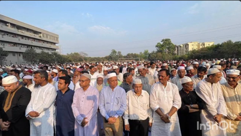 মরহুম হুরন নাহার রশিদ এর জানাজা নামাজ।০১/০৩/২৬।