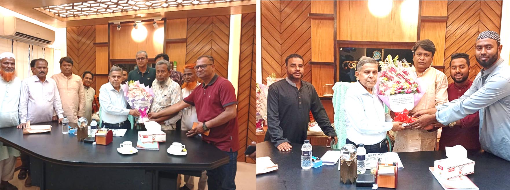 মানিকগঞ্জ জেলা পরিষদের নব নিযুক্ত প্রশাসকের সাথে সিংগাইর বিএনপি ও মুক্তিযুদ্ধের প্রজন্মের শুভেচ্ছা বিনিময়।